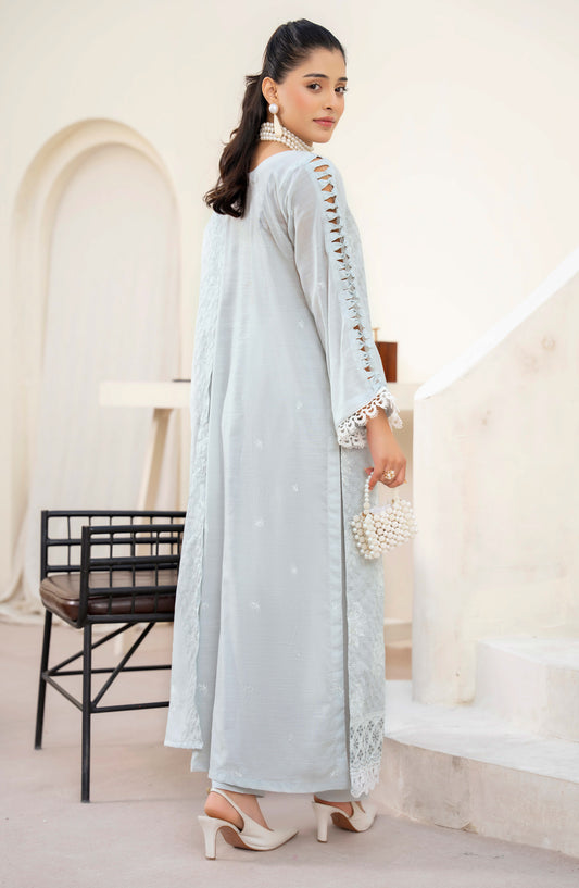 Haya by Aalaya Embroidered Lawn Unstitched 3 Piece Suit - D-04 - ALY26HY - Blue - Summer Collection