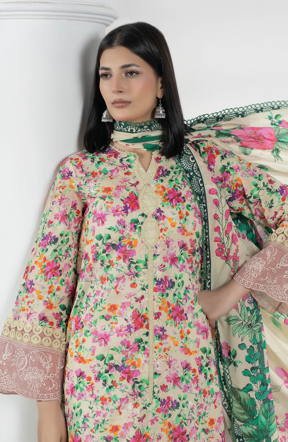 Hayat by Johra Embroidered Lawn Unstitched 3 Piece Suit - JS-50 - JH26HYT - Multi - Summer Collection