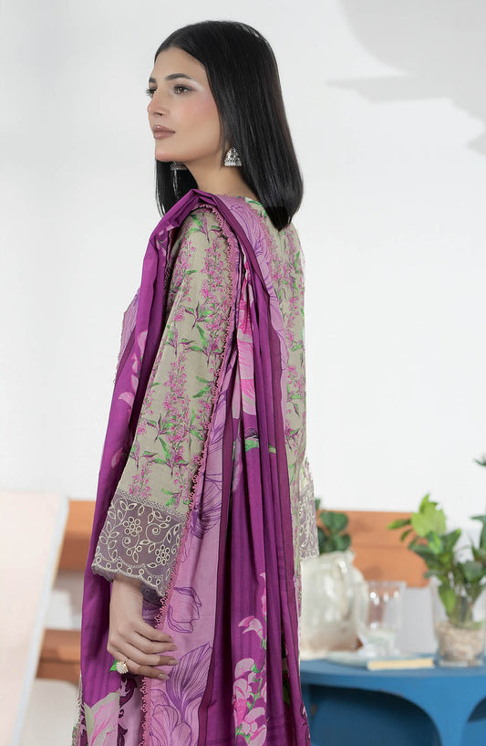 Hayat by Johra Embroidered Lawn Unstitched 3 Piece Suit - JS-48 - JH26HYT - Green - Summer Collection
