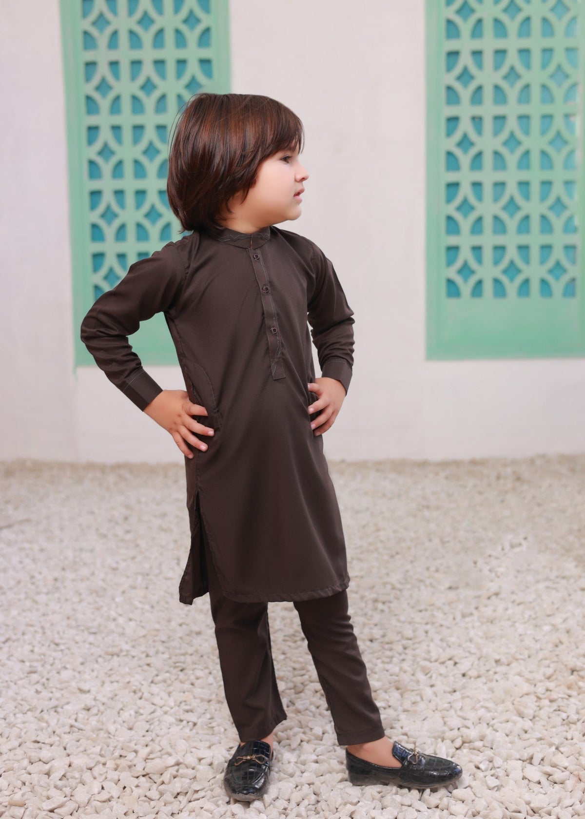 Mayan Choaclate Brown Kurta Trouser KT 62