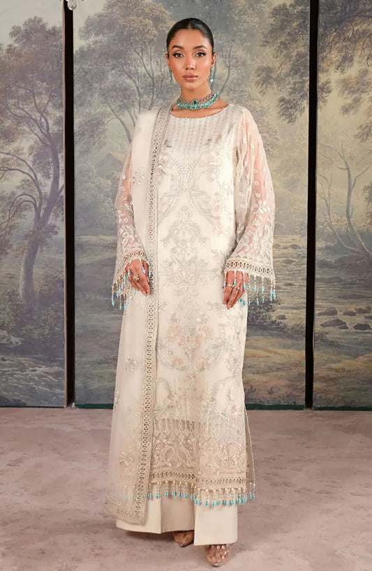 Lamisah Zebaish Luxury Chiffon Collection - Design -05 Honey Dew