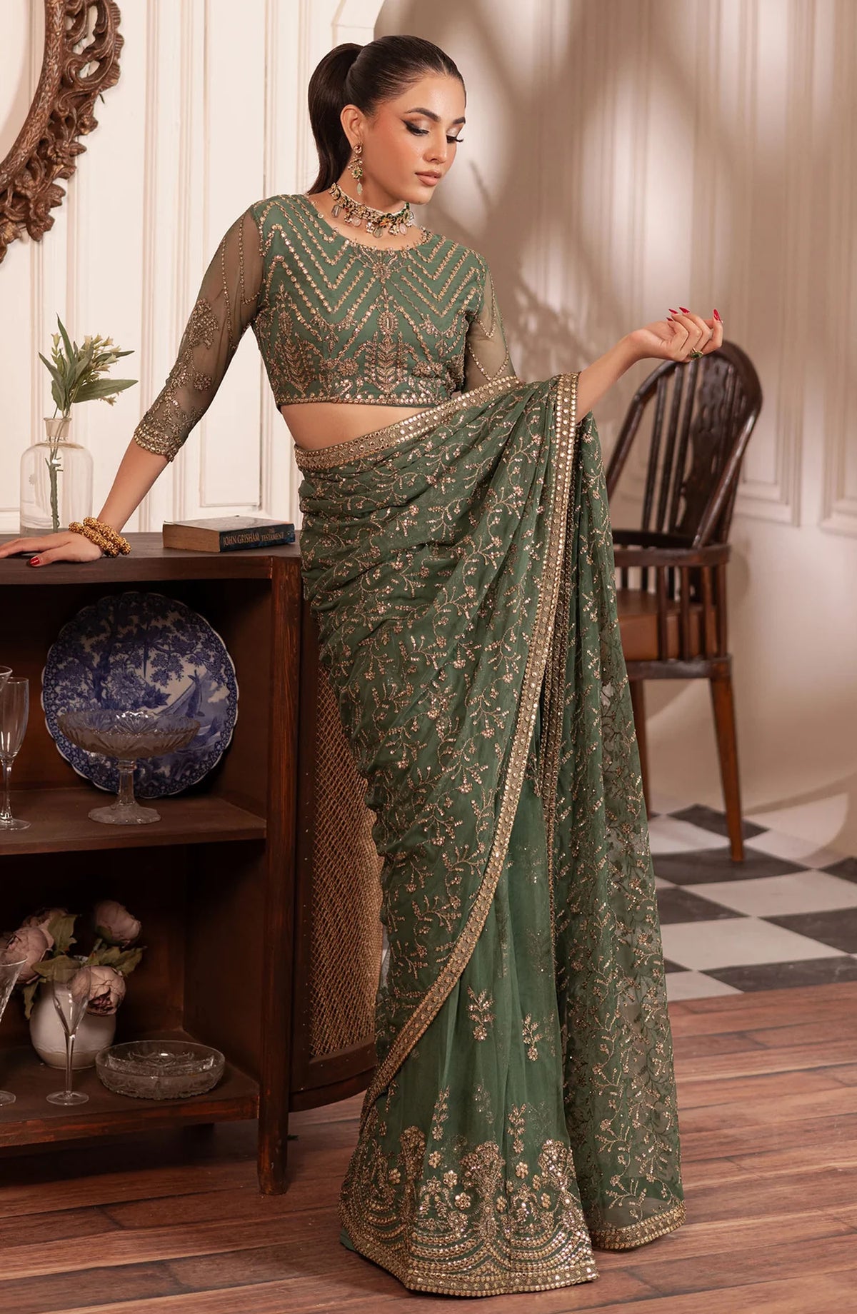 Inayat Unstitched Formals Wear By Zarif - ZRI-04 SHABAB