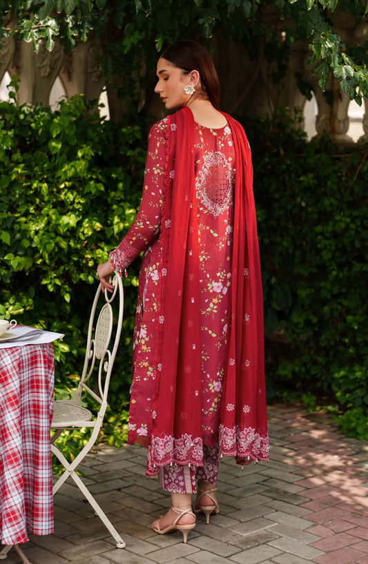 Ivy Bloom by Parishay Embroidered Viscose Unstitched 3 Piece Suit - IVY-02 - PS25VBL - Pink - Winter Collection