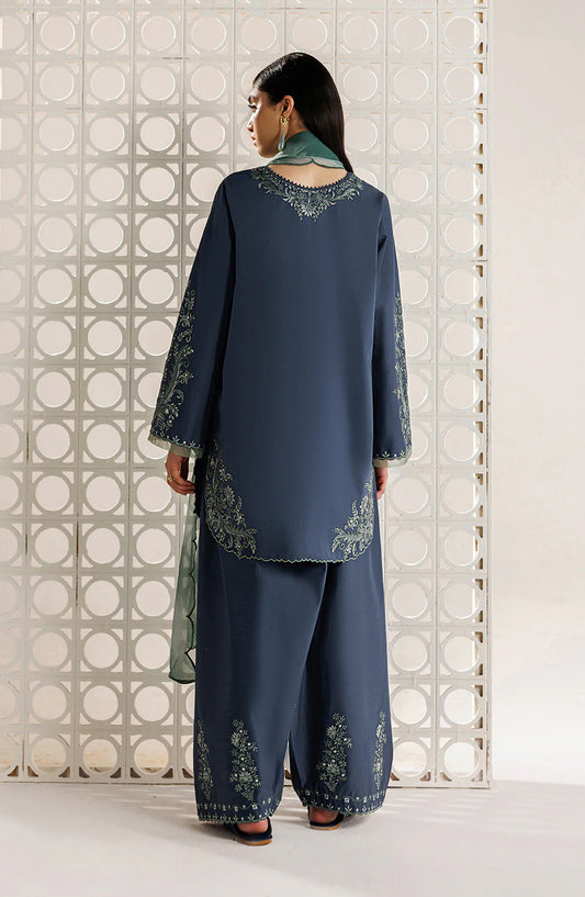 Iznik Exclusive Embroidered Lawn Unstitched 3 Piece Suit - UE-685 - IZN26XCL - Blue - Summer Collection