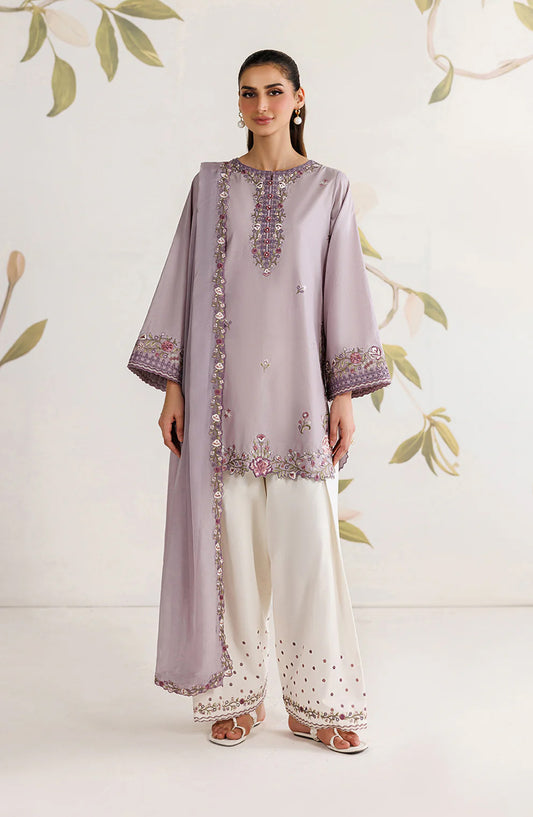 Iznik Exclusive Embroidered Lawn Unstitched 3 Piece Suit - UE-692 - IZN26XCL - Purple - Summer Collection