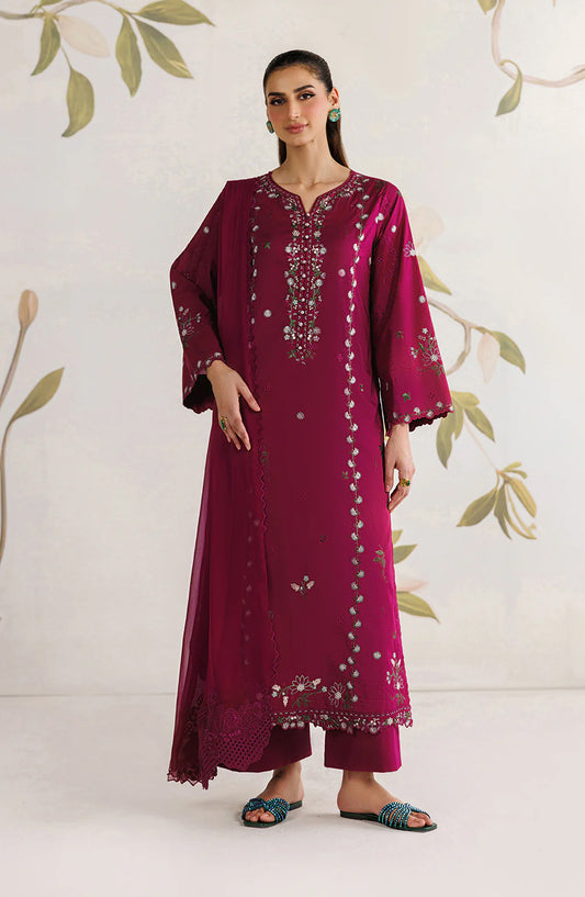 Iznik Exclusive Embroidered Lawn Unstitched 3 Piece Suit - UE-693 - IZN26XCL - Pink - Summer Collection