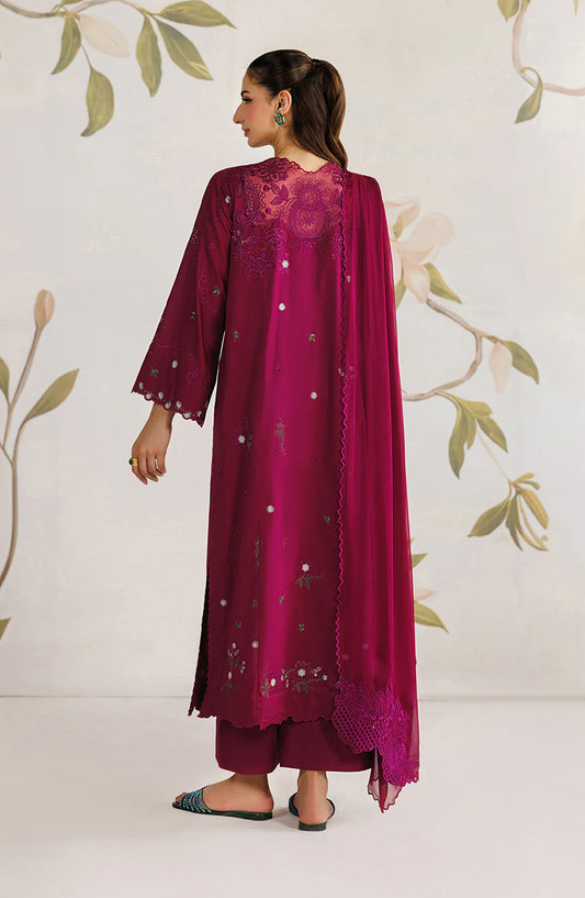 Iznik Exclusive Embroidered Lawn Unstitched 3 Piece Suit - UE-693 - IZN26XCL - Pink - Summer Collection