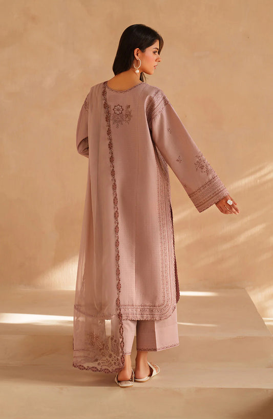 Iznik Exclusive Embroidered Lawn Unstitched 3 Piece Suit - UE-608 - IZN26RM - Pink - Ramadan Collection