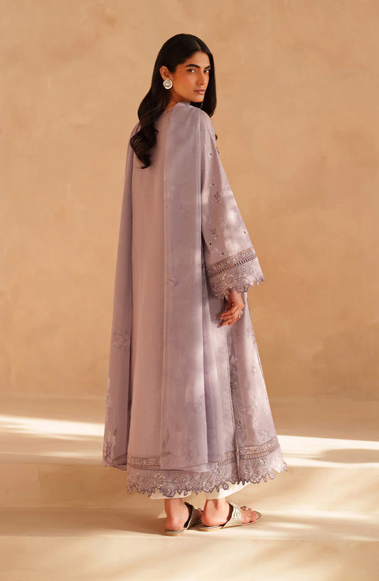 Iznik Exclusive Embroidered Lawn Unstitched 3 Piece Suit - UE-601 - IZN26RM - Purple - Ramadan Collection