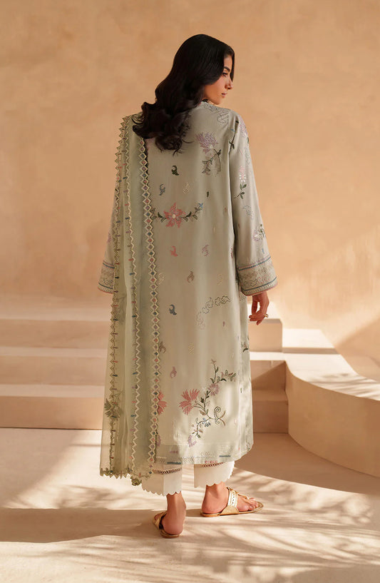 Iznik Exclusive Embroidered Lawn Unstitched 3 Piece Suit - UE-597 - IZN26RM - Green - Ramadan Collection