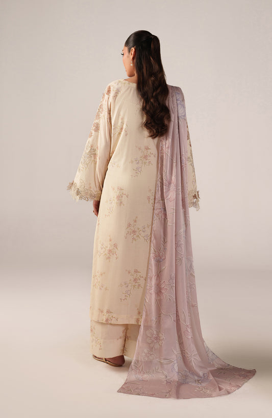 Iznik Embroidered Lawn Unstitched 3 Piece Suit - SS-06 - IZN26SP - Yellow - Spring Summer Collection