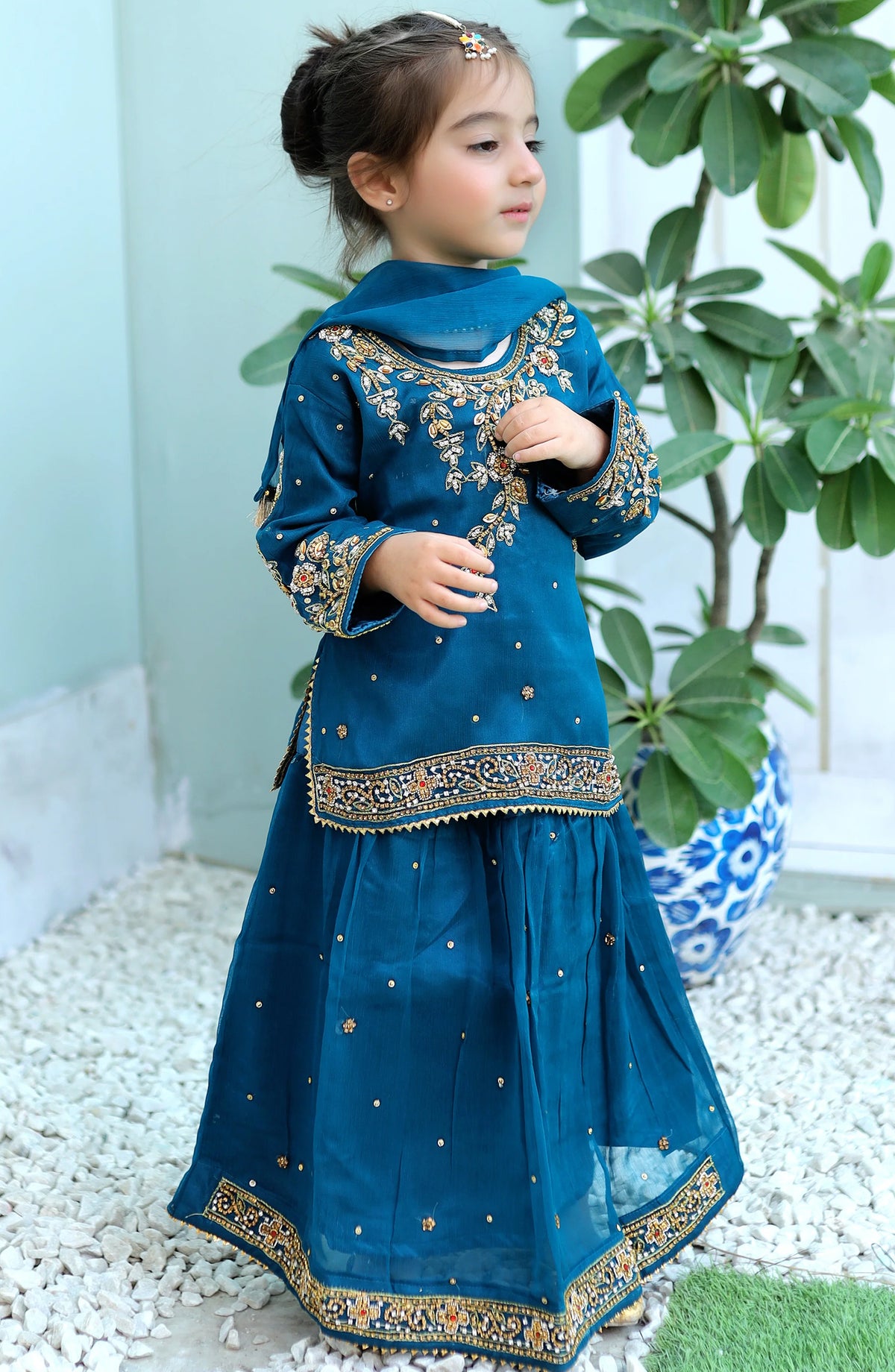 Saphire Blue Lehenga KL 009 KHN26NZ