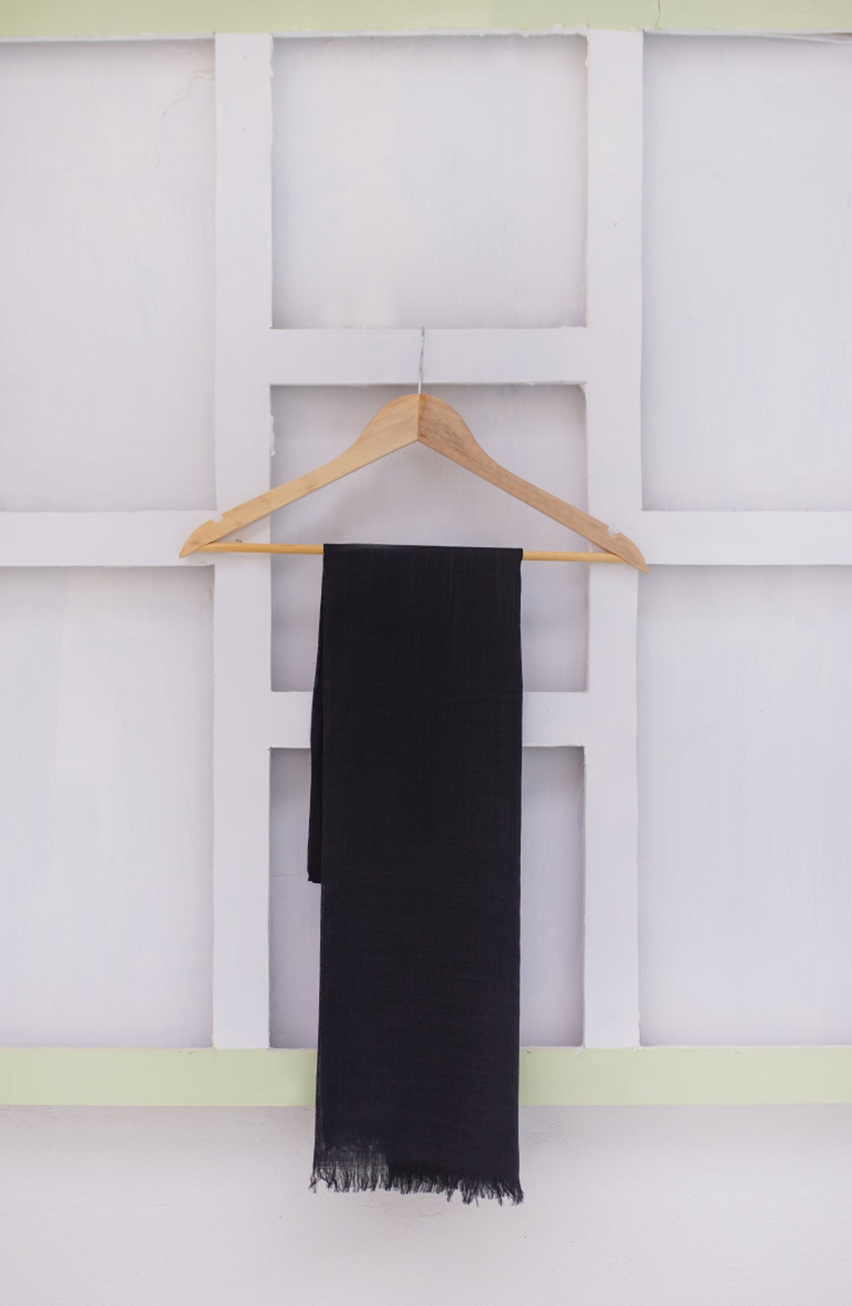 La Khilaba Printed Turkish Lawn Women Scarfs - 18 Black - LKH25SC - Hijabs Collection