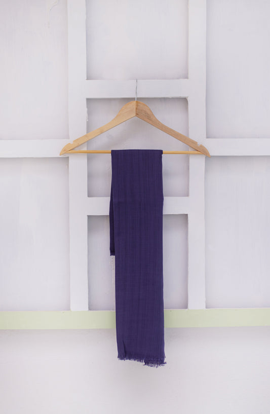 La Khilaba Printed Turkish Lawn Women Scarfs - 17 Navy Blue - LKH25SC - Hijabs Collection