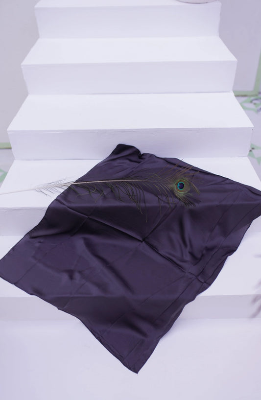 La Khilaba Printed Crinkle Silk Women Scarfs - 12 Wood Smoke - LKH25SC - Hijabs Collection