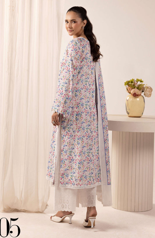 Mahee's by Riaz Arts Embroidered Lawn Unstitched 3 Piece Suit - Design-05 - RA25PRM - Multi - Summer Collection