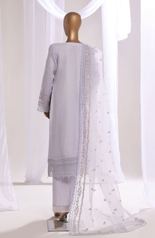 Mahpara by Sadabahar Embroidered Organza Stitched 3 Piece Suit - AG-30 - SBD25MHAPA - Purple - Festive Collection