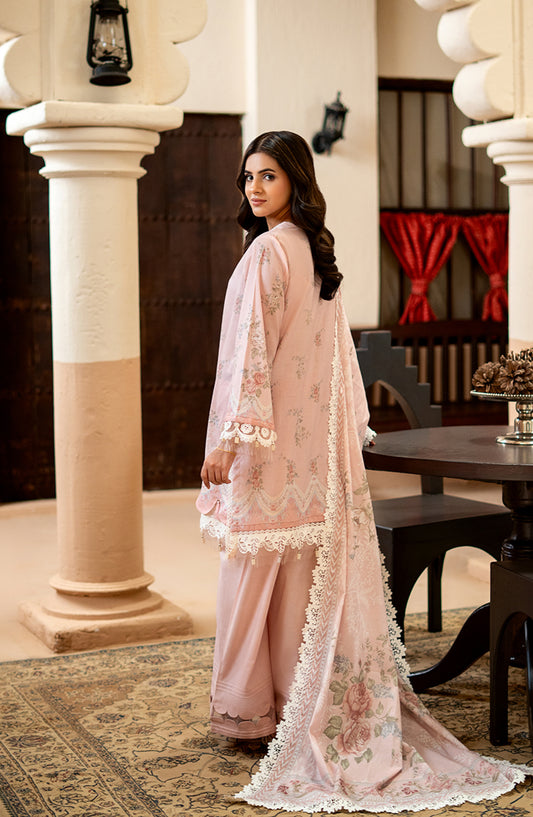 Mausummery Printed Lawn Unstitched 3 Piece Suit - 02 Aurora - MU26TRE - Pink - Summer Collection