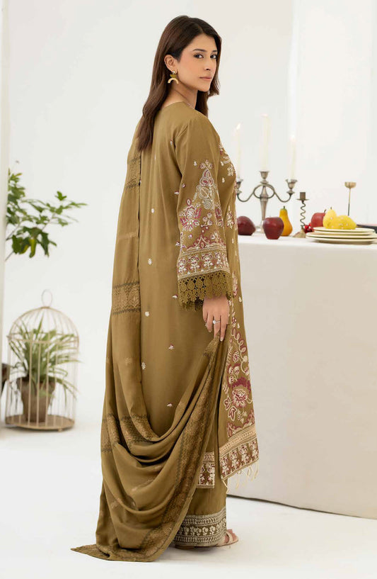 Mehrish by Johra Embroidered Viscose Unstitched 3 Piece Suit - JW-384 - JH25MEHRI - Green - Winter Collection