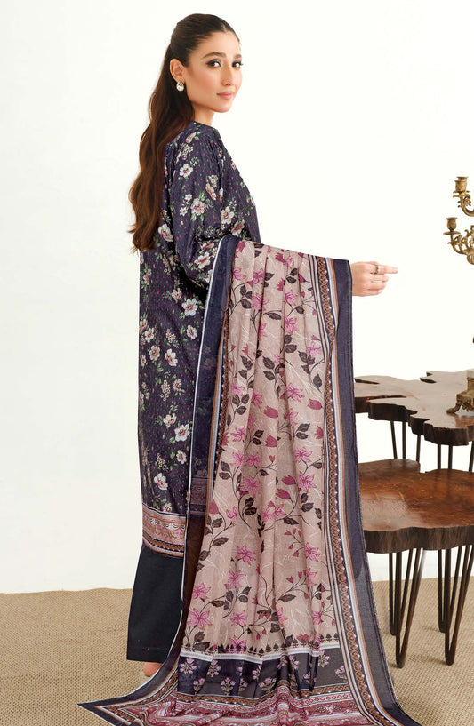 Mode by Johra Printed Lawn Unstitched 3 Piece Suit - JH-1206 - JH25MODE - Blue - Casual Collection