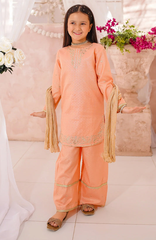 Cotton Lawn Embroidered 3 Pc Suit Pink 10480-Pnk MOD26MT Festive Collection