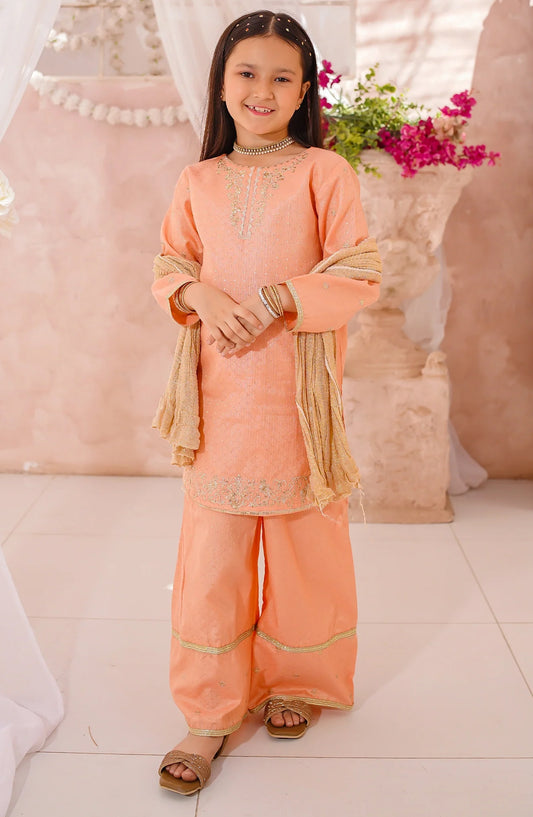 Cotton Lawn Embroidered 3 Pc Suit Pink 10480-Pnk MOD26MT Festive Collection