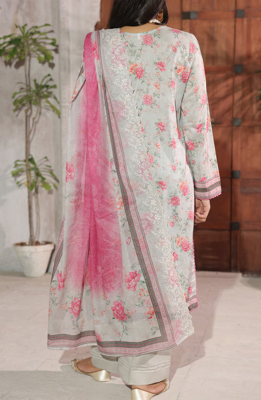 Naqsh by VS Textile Embroidered Chikankari Unstitched 3 Piece Suit - D-695 - VS26NQS - Grey - Summer Collection
