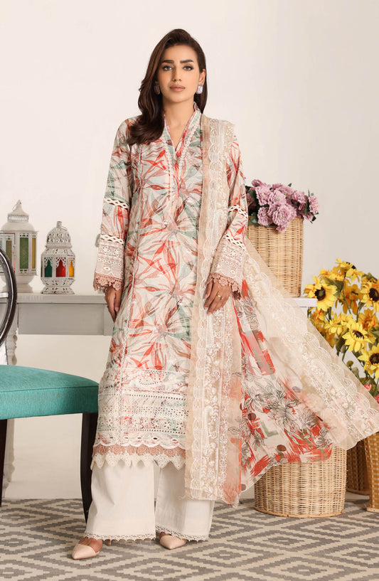 Nawal by Johra Embroidered Lawn Unstitched 3 Piece Suit - JH-870 - JH25NAW - Multi - Summer Collection