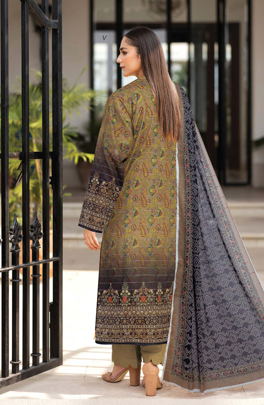 Nazneen by Johra Printed Lawn Unstitched 3 Piece Suit - JH-1217 - JH25NZN - Green - Casual Collection