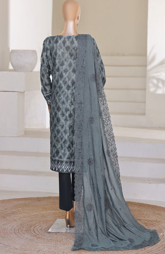 Ninokara by HZ Textile Embroidered Jacquard Unstitched 3 Piece Suit - D-08 - HZ26KNRA - Green - Summer Collection