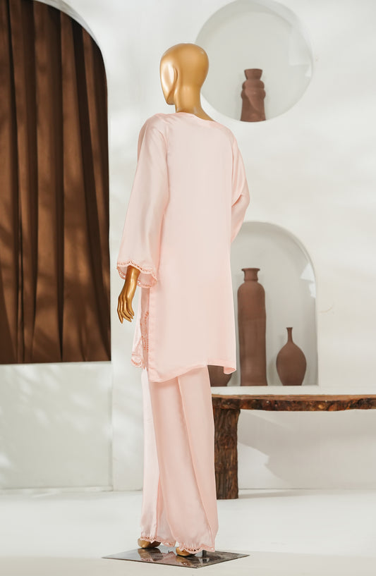 Noor-a-Sehar by Amna Khadija Embroidered Silk Stitched 2 Piece Suit - AKNS-06 - AM26AKLX - Pink - Festive Collection