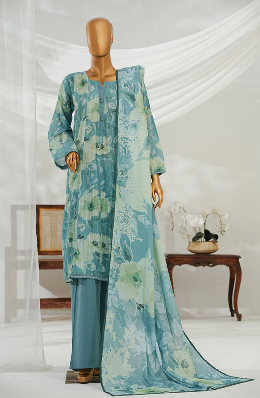 Noorey by Amna Khadija Digital Printed Lawn Stitched 3 Piece Suit - AKN-06 - AM25NOREY - Green - Summer Collection