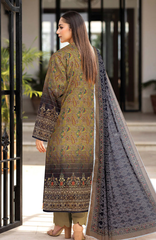Oreal by Johra Printed Lawn Unstitched 3 Piece Suit - JH-1199 - JH25OREAL - Green - Casual Collection
