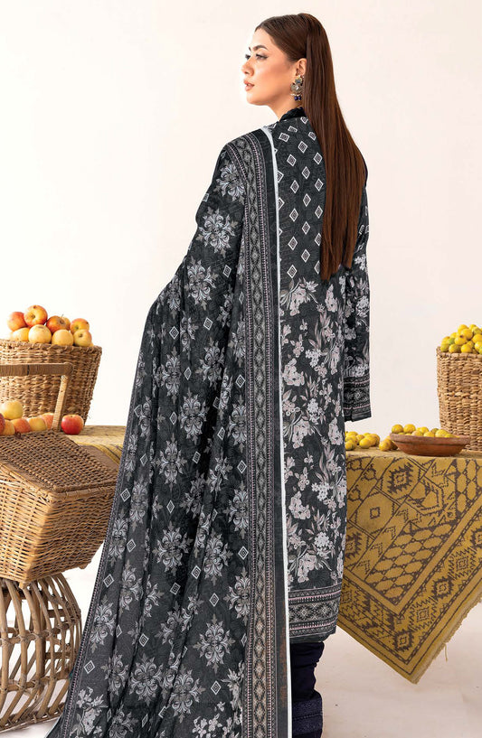 Oreal by Johra Printed Lawn Unstitched 3 Piece Suit - JH-1197 - JH25OREAL - Black - Casual Collection