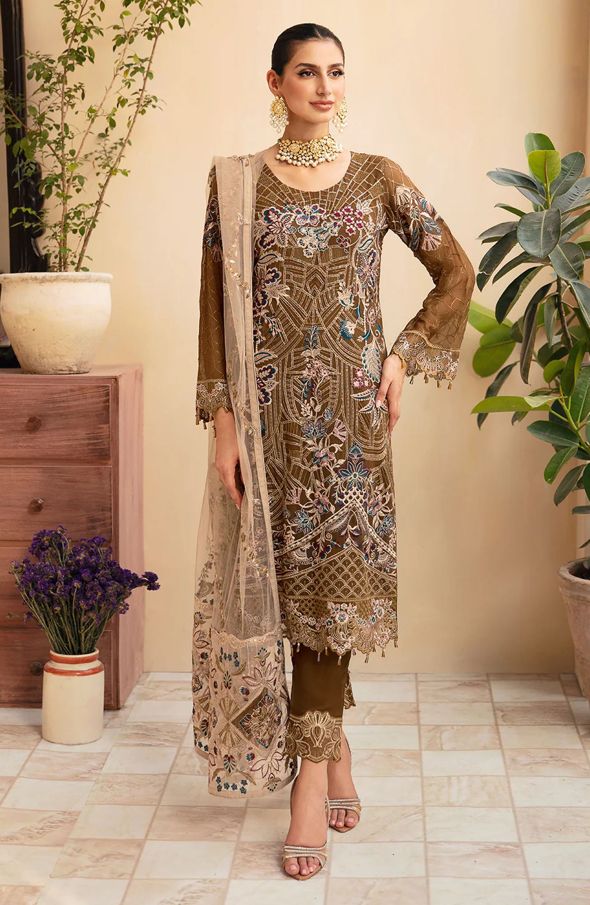 Ramsha Chevron Luxury Chiffon Collection Vol 09 - A-910