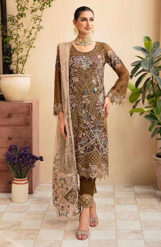 Ramsha Chevron Luxury Chiffon Collection Vol 09 - A-910