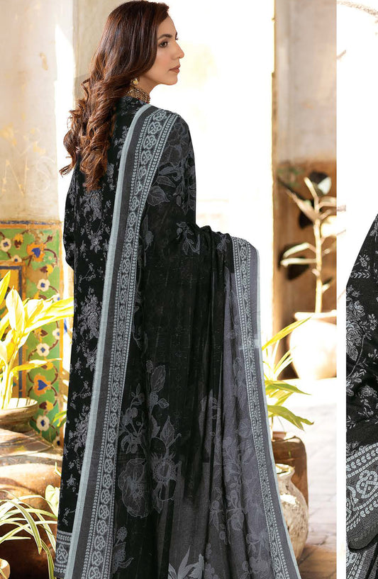 Rang Jaa by Johra Printed Lawn Unstitched 3 Piece Suit - JH-1058 - JH25RANG - Black - Casual Collection