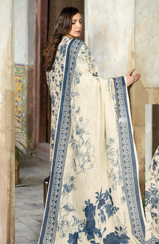 Rang Jaa by Johra Printed Lawn Unstitched 3 Piece Suit - JH-1054 - JH25RANG - Fawn - Casual Collection