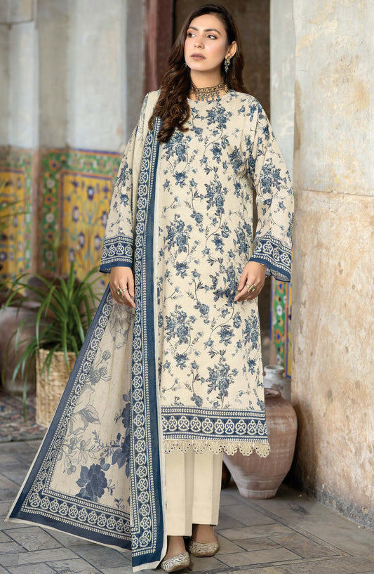 Rang Jaa by Johra Printed Lawn Unstitched 3 Piece Suit - JH-1054 - JH25RANG - Fawn - Casual Collection