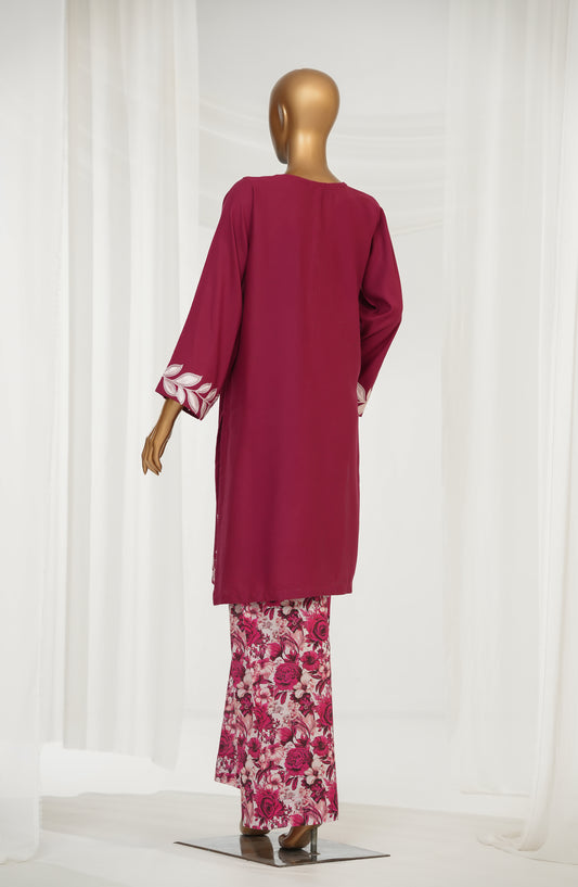 Rangrez by Amna Khadija Embroidered Jacquard Stitched 2 Piece Suit - AKR-01 - AM25RNG - Red - Summer Collection
