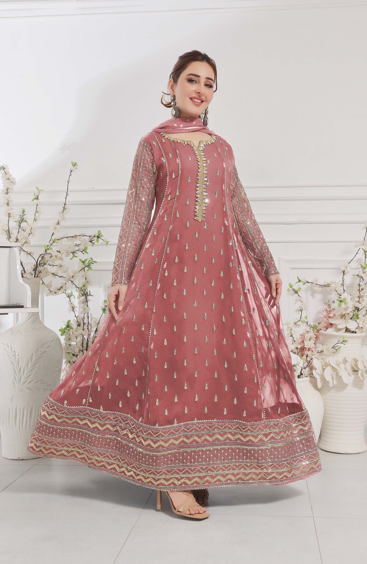 Rasm E Henna Pret Collection By Al Siyab - Bahaar Tea Pink