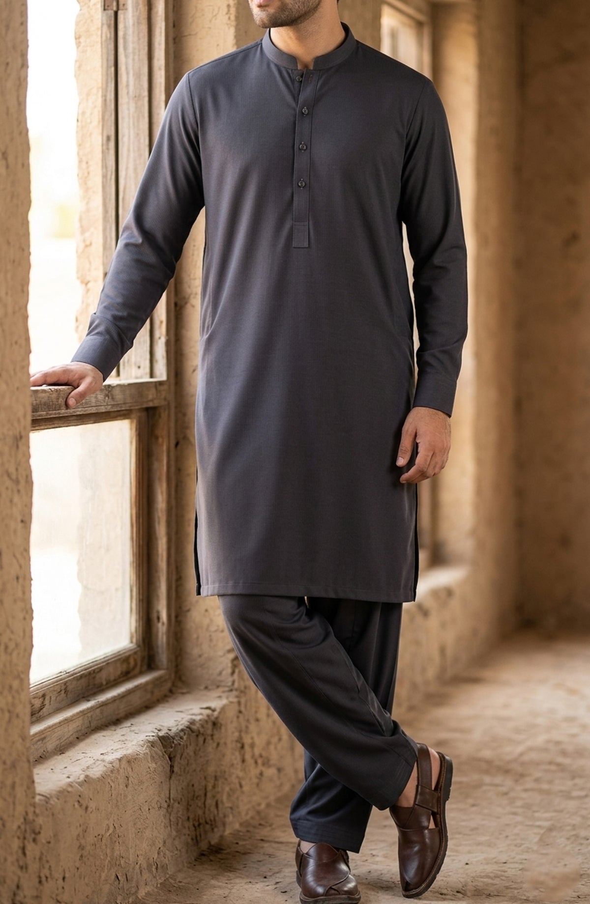 Resham Dori by Bin Yameen Unstitched Wash N Wear Mens Collection BY26RHM S-03
