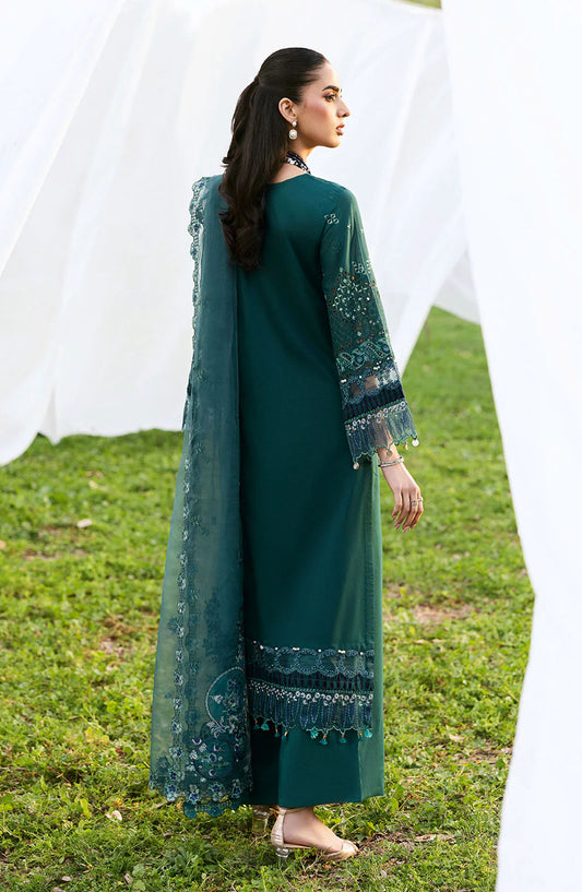 Riwayat by Ramsha Embroidered Lawn Unstitched 3 Piece Suit - Y-1304 - RM25RW13 - Green - Summer Collection