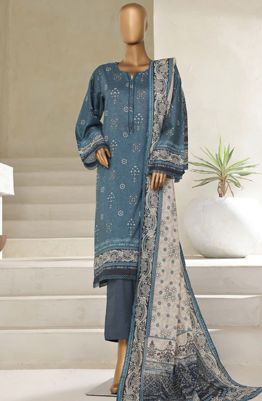 Sadabahar Printed Lawn Pret 3 Piece Suit - SBD25PLV5 - Design-04 - Blue - Summer Collection