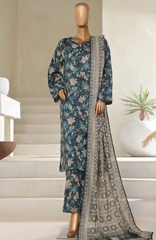 Sadabahar Printed Lawn Pret 3 Piece Suit - SBD25PLV5 - Design-08 - Blue - Summer Collection