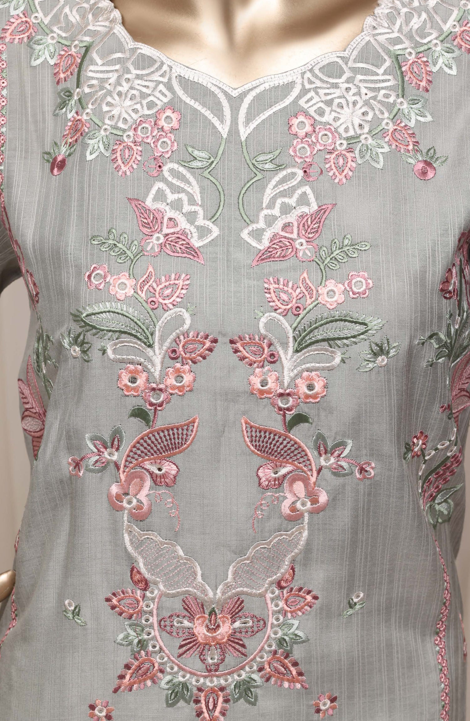 Sadabahar Luxury Embroidered Viscose Stitched 3 Piece Suit - D-06 - SBD26VC - Light Blue - Festive Collection