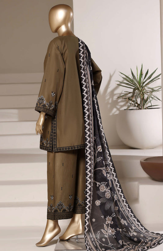 Sadabahar Eclair Embroidered Lawn Stitched 3 Piece Suit - D-02 - SBD26ECL - Green - Summer Collection