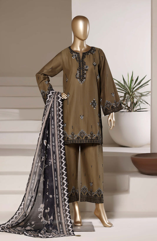 Sadabahar Eclair Embroidered Lawn Stitched 3 Piece Suit - D-02 - SBD26ECL - Green - Summer Collection