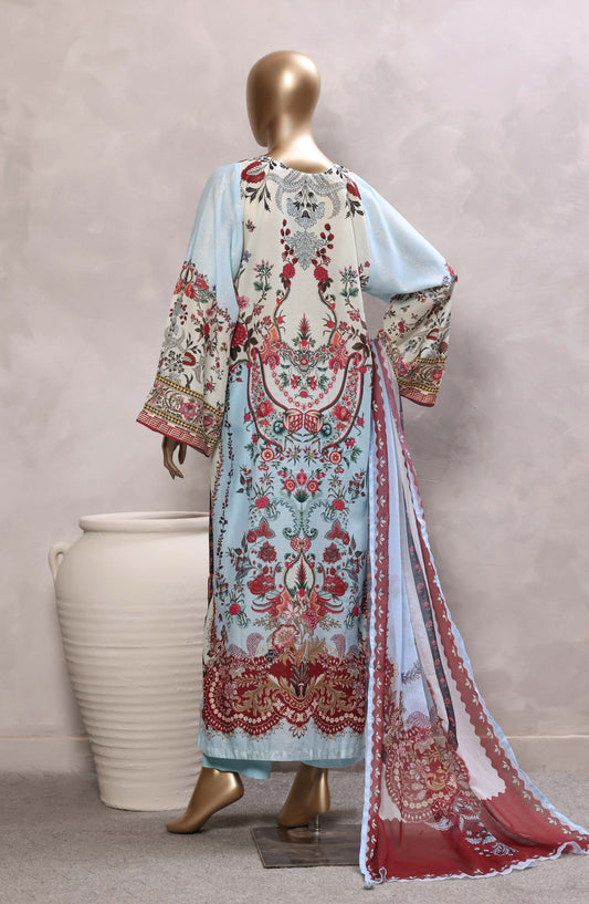 Sadabahar Printed Chamti Cotton Stitched Kaftan 3 Piece Suit - D-03 - SBD26TRF - Multi - Summer Collection