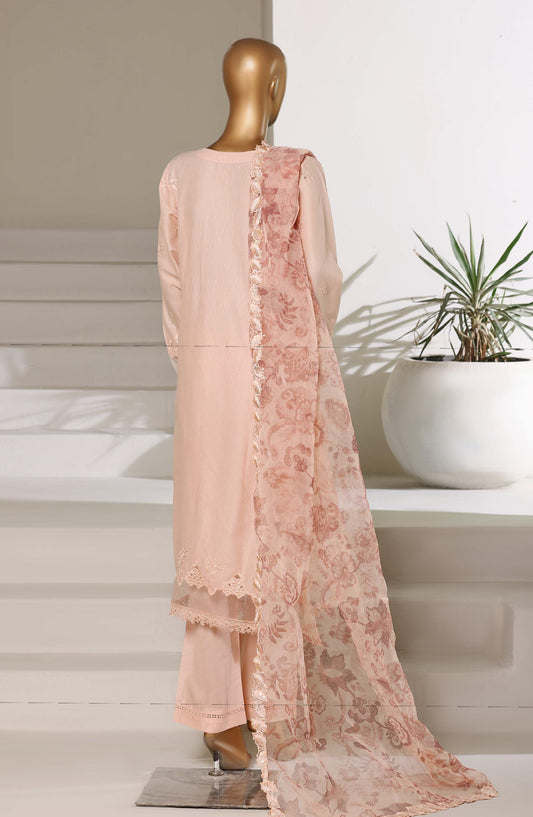 Sadabahar Luxury Embroidered Stitched 3 Piece Suit - D-06 - SBD26LXF - Pink - Festive Collection